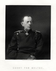 Hrabě von Moltke, 1800-1891, slavný německý polní maršál, 19. stol.