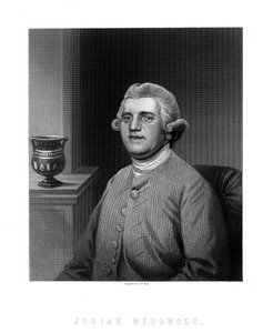 Josiah Wedgwood , anglický průmyslník a hrnčíř od W. Holl