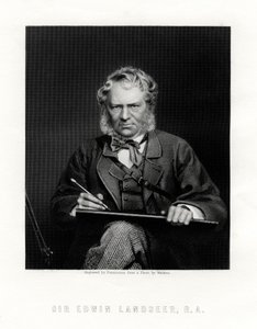Sir Edwin Henry Landseer 1802-1873, britský malíř, 19. století od W. Holl