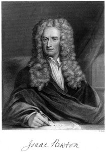 Sir Isaac Newton , anglický matematik, astronom a fyzik, 19. století.