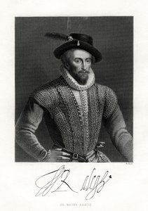 Sir Walter Raleigh, 19. století od W. Holl