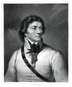 Tadeusz Kosciuszko, polský a litevský národní hrdina, generál a vůdce, 1833 od W. Holl