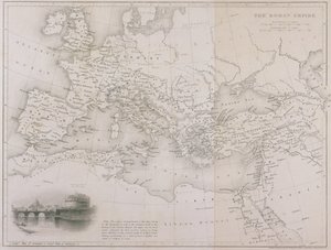Římská říše, kolem roku 1850 od W Hughes