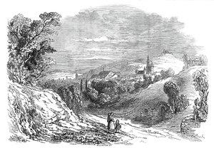 Coburg - z kresby Jeho královské Výsosti prince Alberta, 1845. od W. J. Linton