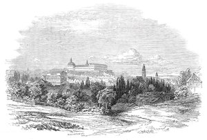 Gotha - z kresby Jeho královské Výsosti prince Alberta, 1845.