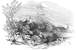 Palác Molsdorf - z kresby Jeho královské Výsosti prince Alberta, 1845. od W. J. Linton