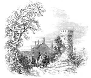 Rosenau - z kresby Jeho královské Výsosti prince Alberta, 1845.