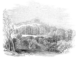 Letní palác ve Würtemburgu - z kresby Jeho královské Výsosti prince Alberta, 1845. od W. J. Linton