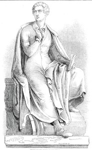 Thorwaldsenova socha lorda Byrona, 1845.
