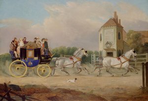 Stourbridge do Birmingham Royal Mail Coach, 1842. od W. J. Pringle