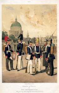 Granátníci a střelci pruské armády, 1857. od W Korn