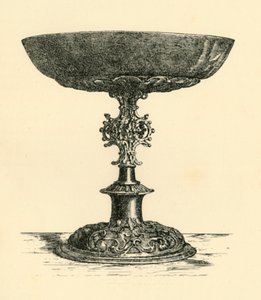 Stříbrná tazza, začátek 17. století, 1881.