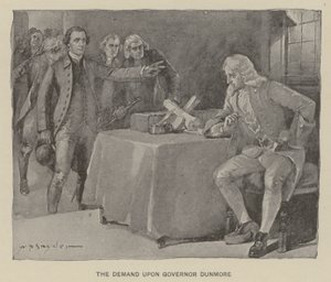 Požadavek na guvernéra Dunmorea (litho) od W. P. Snyder