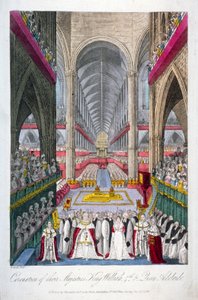 Korunovace Viléma IV. a královny Adelaidy ve Westminsterském opatství, Londýn, 1831