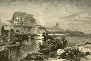 "Útesy zelené řeky", 1874. od W. Roberts