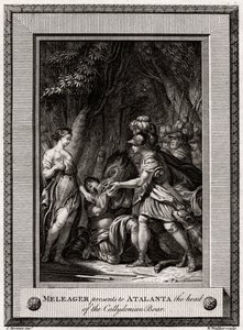 Meleager daruje Atalantě hlavu kance Callydonského, 1774