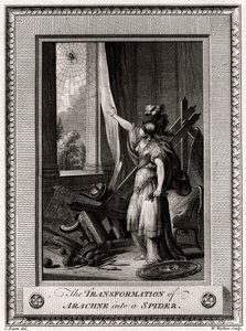 Proměna Arachné v pavouka, 1775