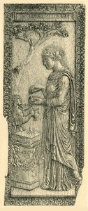 Panel Symmachi, konec 4. nebo začátek 5. století, 1881. od W. Wise