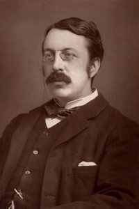 ""Charles Villiers Stanford (1852-1924) irský skladatel a hudební pedagog, narozený v Dublinu. (woodburytype)