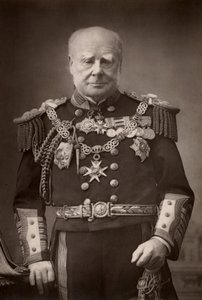 ""Henry Keppel (1809-1904) Englantilainen amiraali ja hoviherra. (woodburytyyppi) od W. and D. (after) Downey