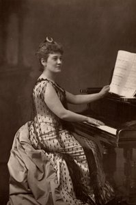 ""Madame Nordica (Lilian Norton) (1857-1914) amerikkalainen sopraano. (woodburytyyppi) od W. and D. (after) Downey