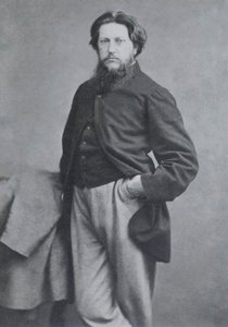 Ford Madox Brown, asi 1864 (albumenová karikatura)
