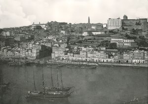 Panorama města Porto, Portugalsko, 1895. od W and S Ltd