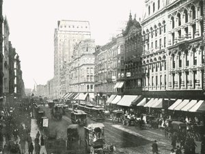State Street, Chicago, USA, 1895. od W and S Ltd