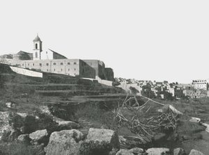 Kostel Narození Páně, Betlém, Palestina, 1895. od W and S Ltd