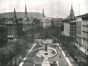 Victoria Square, Montreal, Kanada, 1895. od W and S Ltd