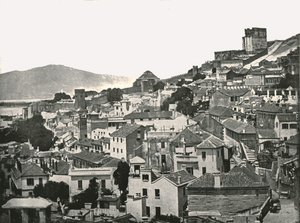 Pohled na město, Gibraltar, 1895. od W and S Ltd