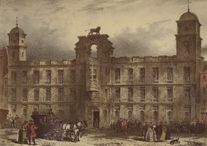 Northumberland House, Strand (chromolitho) od Waldo Sargeant