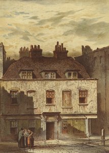 Staré domy, Dyott Street, Bloomsbury (chromolitho)