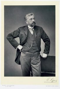 Alexandre Gustave Eiffel, francouzský inženýr, konec 19. století
