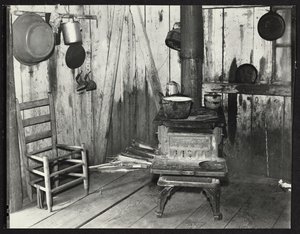 Alabama Nájemce Farmářská kuchyně poblíž Moundville od Walker Evans
