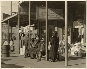 Scéna na chodníku, Selma, Alabama