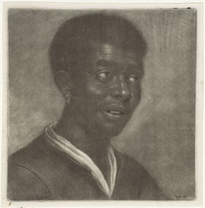 Hlava černocha, kolem 1660-70 od Wallerant Vaillant