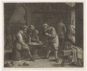 Herbergscène od Wallerant Vaillant