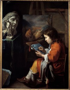Mladý kreslíř Obraz od Walelranta Vaillanta (1623-1677)