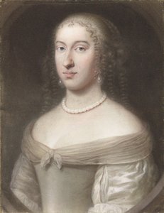 Portrét Marie Terezie Španělské 1638-1683, královna choť Francie a Navarry, 1660.