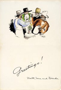 Vánoční pozdravy 1931 od Walt Kuhn