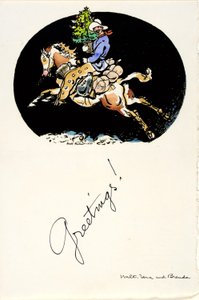 Vánoční pozdravy 1937 od Walt Kuhn