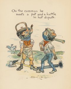 Ilustrace k filmu Legendy pro Lionela od Waltera Cranea (barevná litografie) od Walter (after) Crane