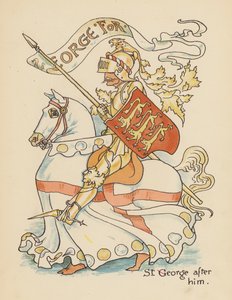Ilustrace k filmu Legendy pro Lionela od Waltera Cranea (barevná litografie) od Walter (after) Crane