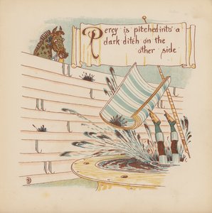 Ilustrace pro Pothooks and Perseverance od Waltera Cranea (barevná litografie) od Walter (after) Crane