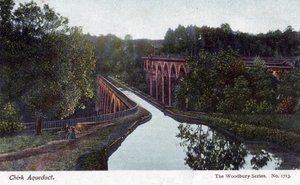 Akvadukt Chirk, Chirk, Wrexham, Wales, 1905. od Walter Bentley Woodbury