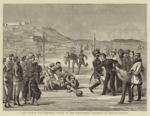Afghánská válka, fotbalový zápas 59. pluku v Khelat-i-Gilzai