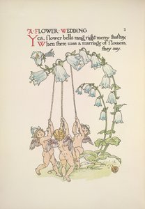 Květinová svatba od Walter Crane
