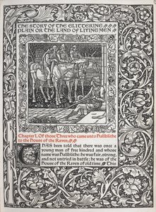 Kapitola I. Z těch tří, kteří přišli do Hallblithe do domu Havrana. od Walter Crane