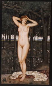 Diana v lázních, 1872 od Walter Crane